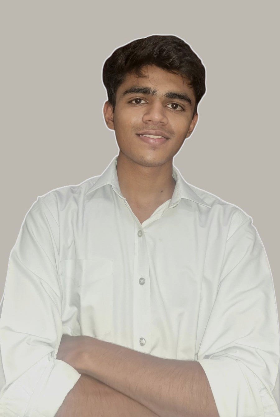 Professional portrait of Arpit Sharma in a modern setting